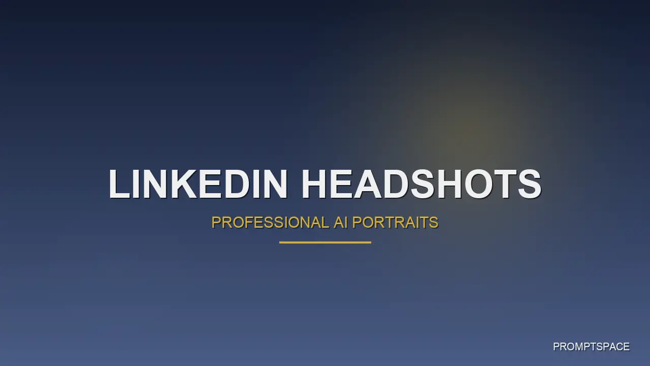 AI LinkedIn Headshot Prompts: 30 Prompts for FLUX & Nano Banana Pro (2026)