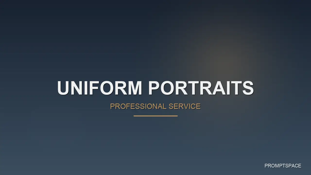 AI Uniform Portrait Prompts: 30 Prompts for Police, Military & First Responders (2026)