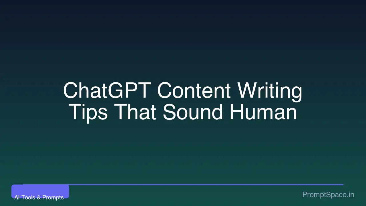 ChatGPT文章術:AIっぽさを消して人間らしく聞こえるコンテンツを書くコツ