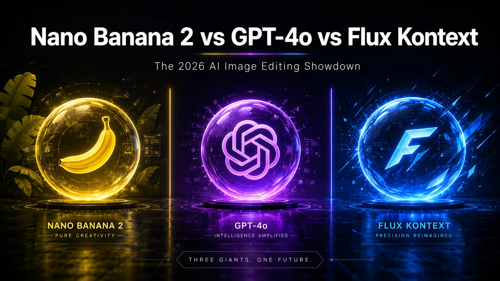 Nano Banana 2 vs GPT-4o vs Flux Kontext: The 2026 AI Image Editing Showdown