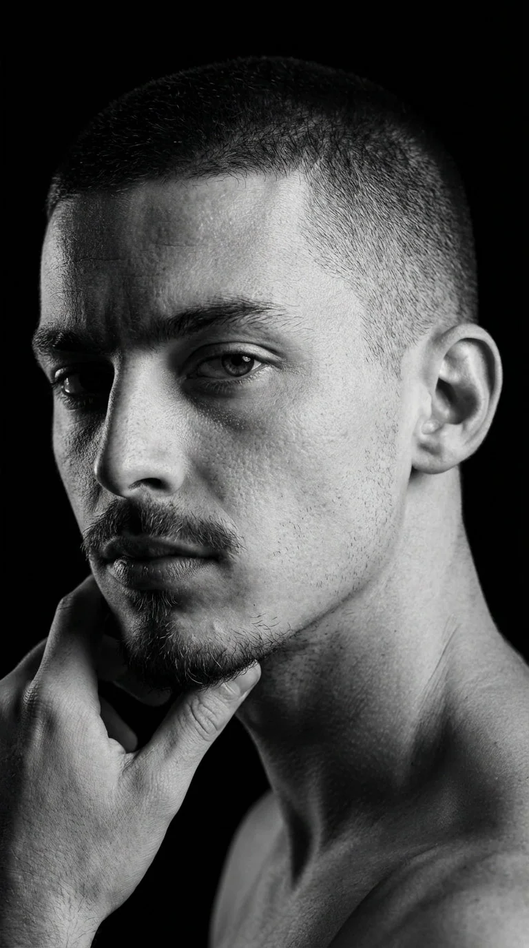 black&white portrait