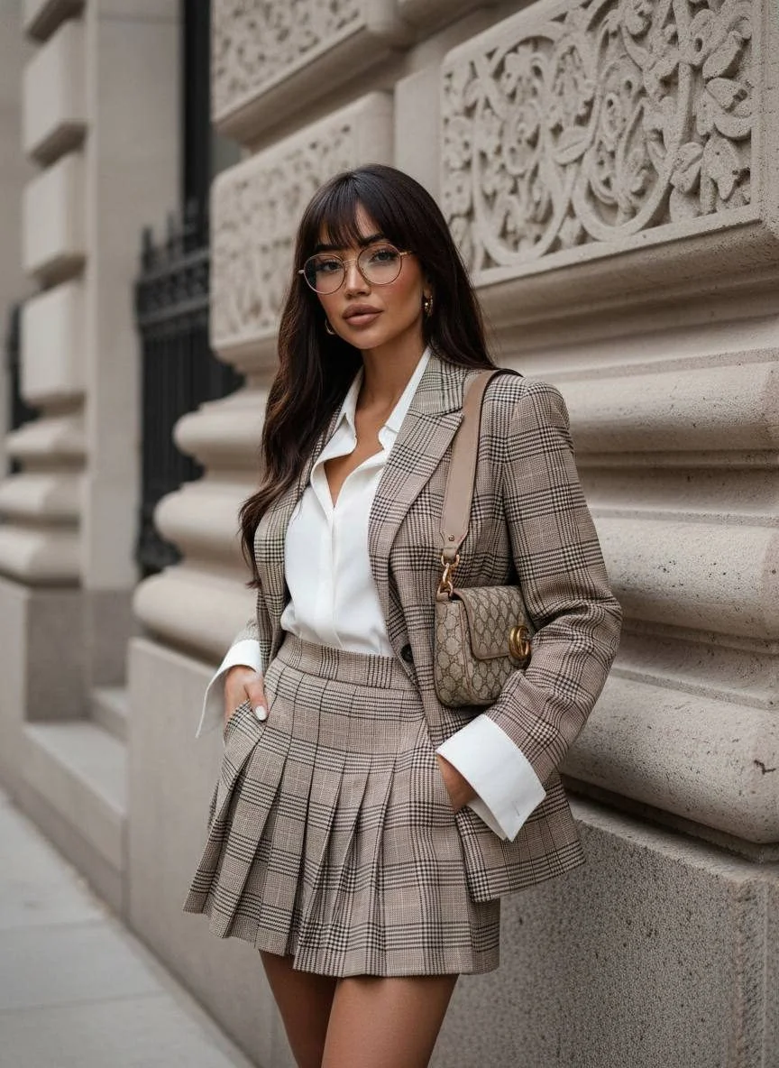 Plaid City Chic