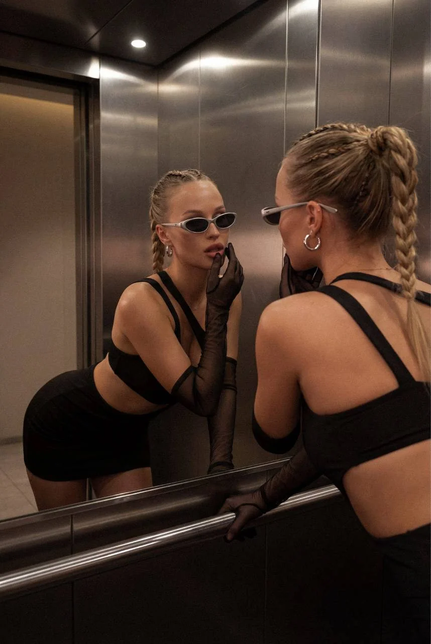 Sultry Mirror Reflection