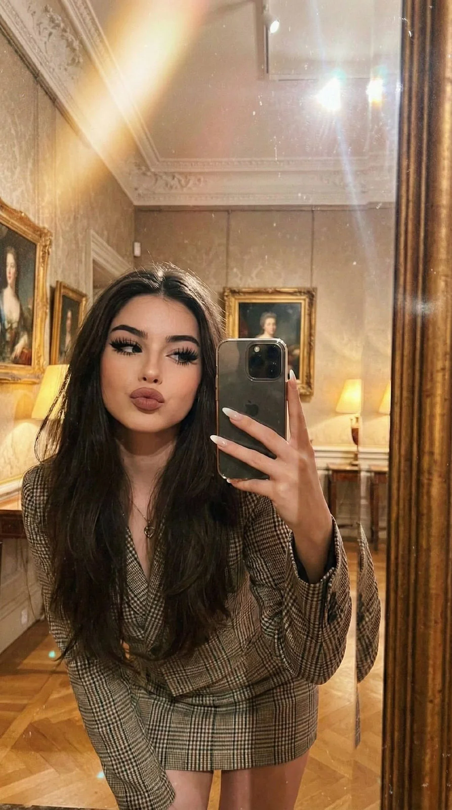 Vintage Preppy Reflection