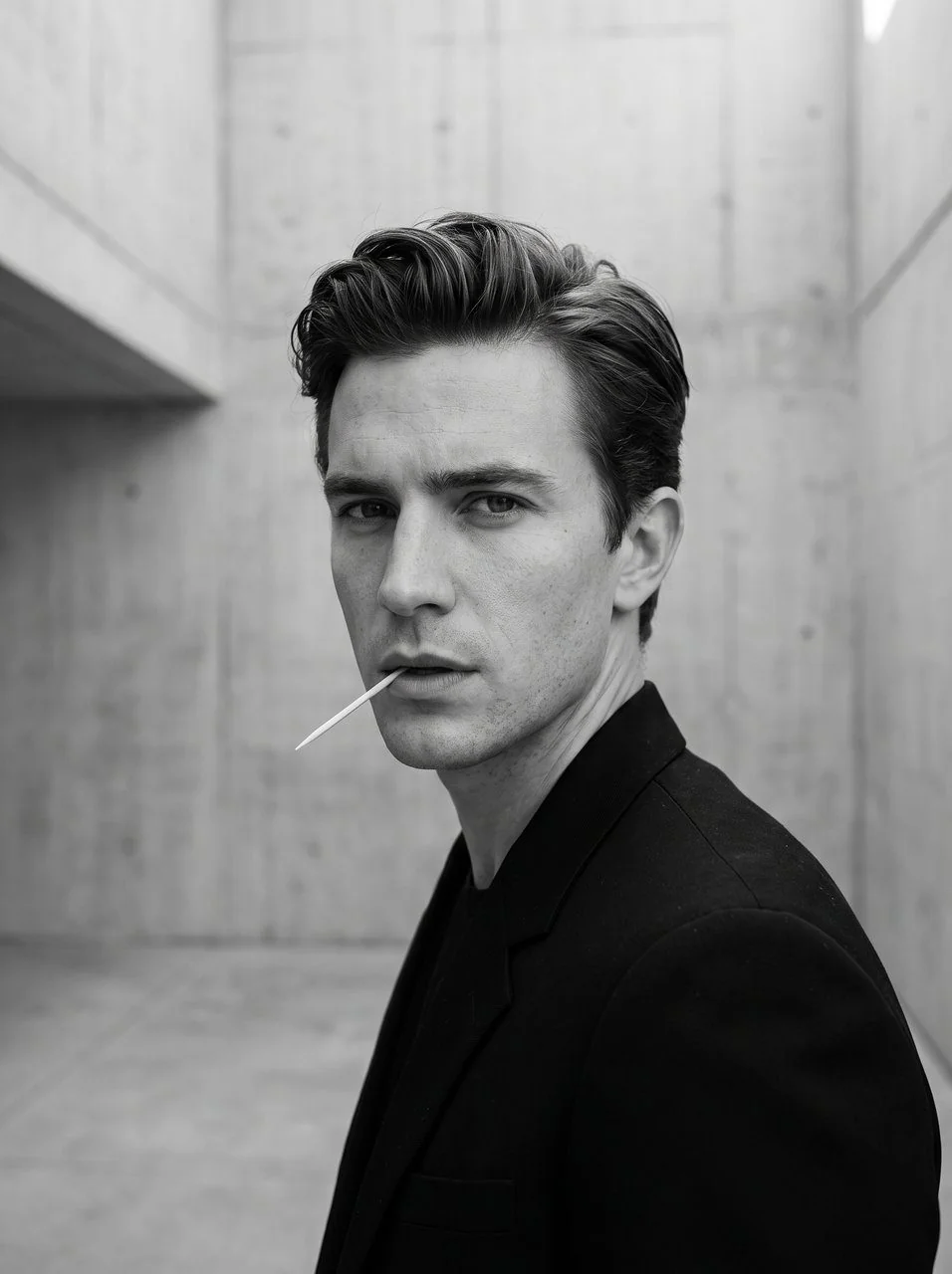 Monochrome Editorial Portrait